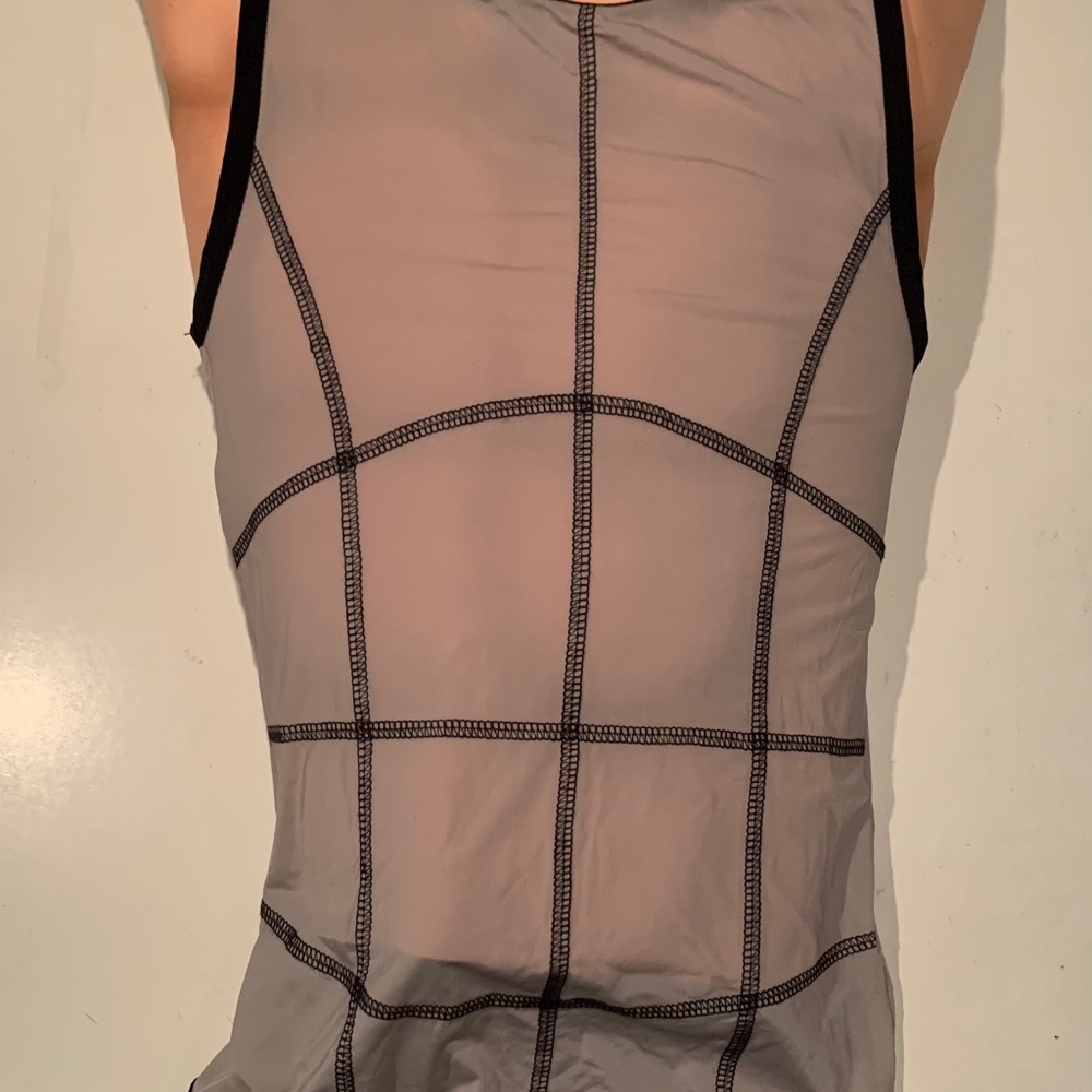 Naughty Boy sheer Underwear set of vest and underwear